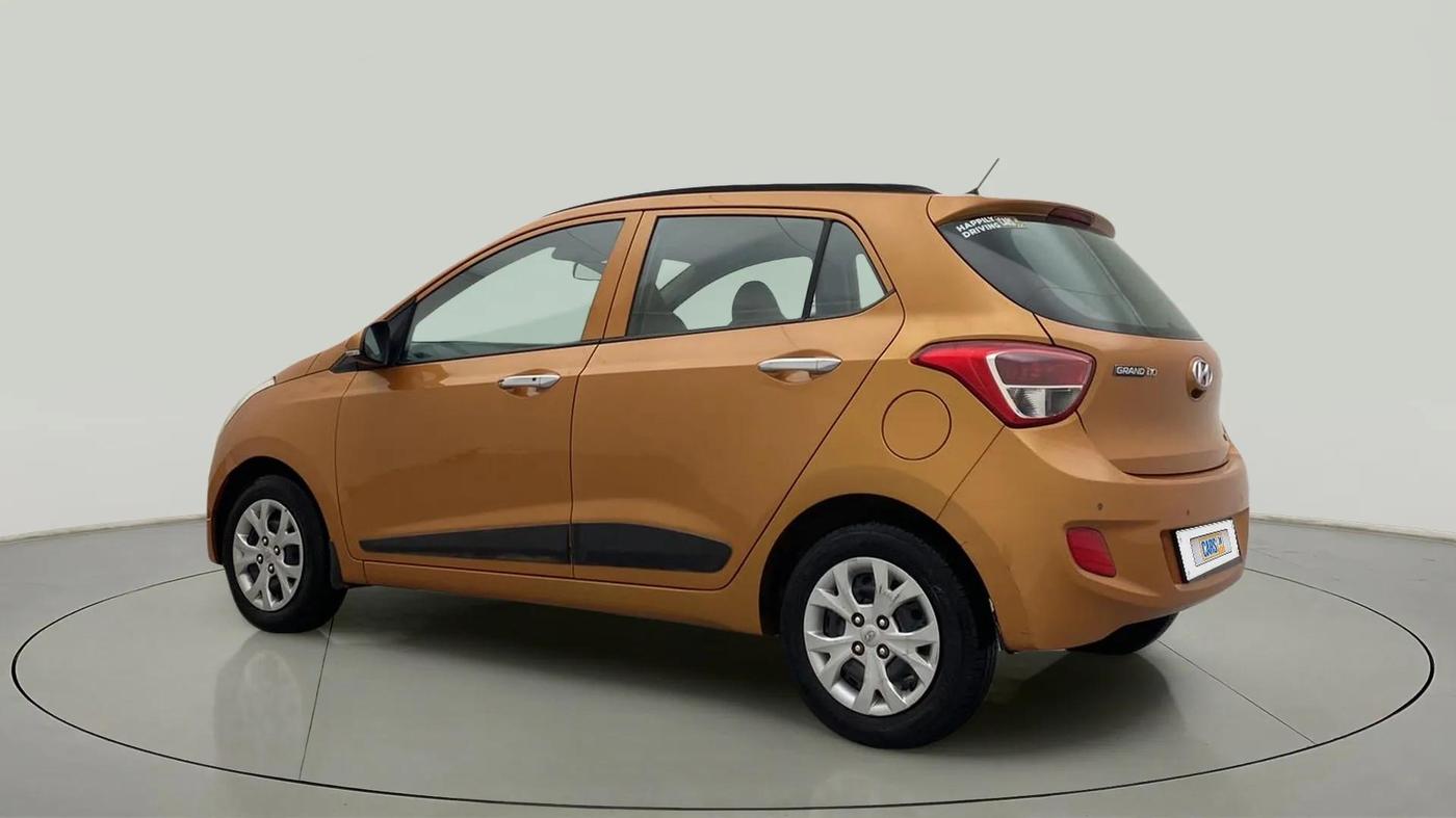2014 Hyundai Grand i10 SPORTZ AT 1.2 KAPPA VTVT, Petrol, Automatic, 53,881 km, Left Back Diagonal