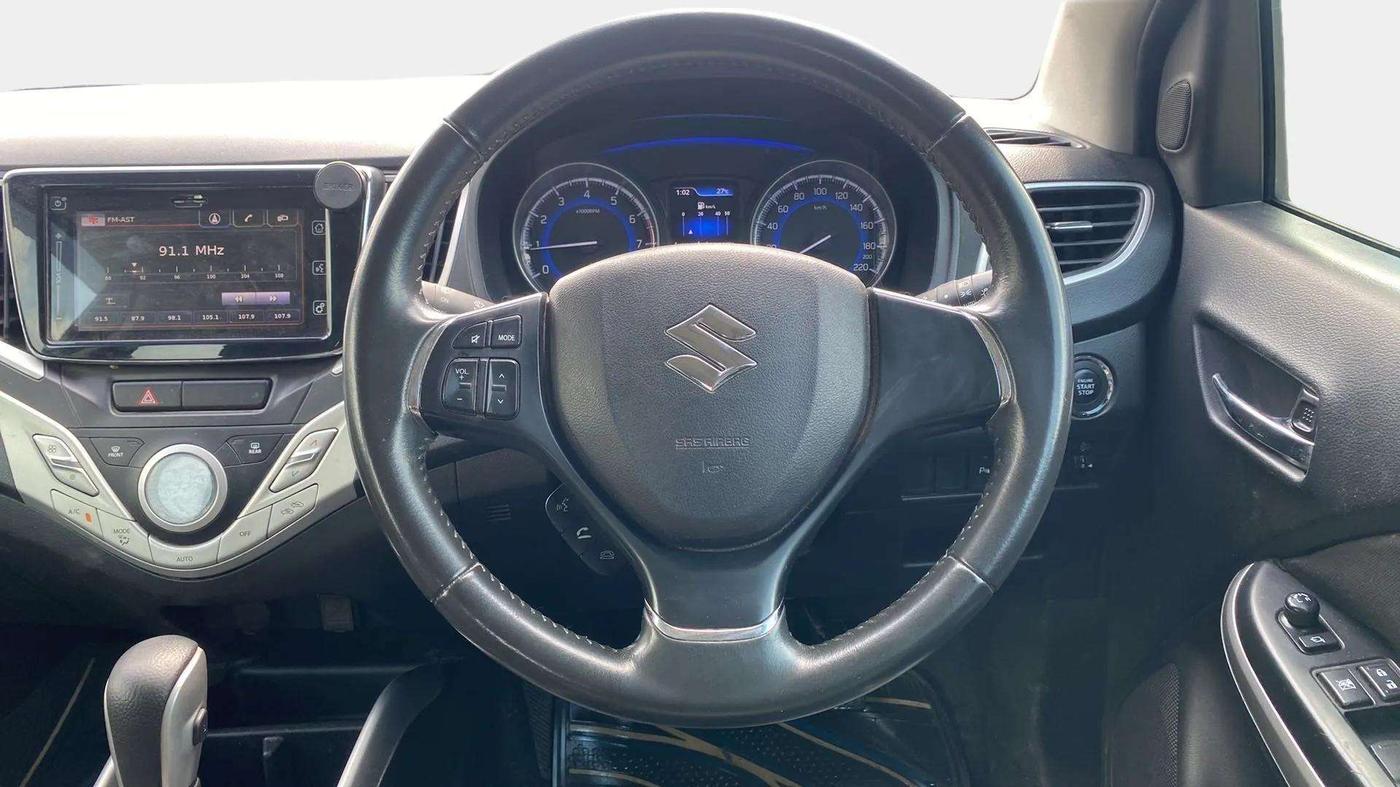 2017 Maruti Baleno ALPHA CVT PETROL 1.2, Petrol, Automatic, 82,284 km, Steering Wheel Close Up