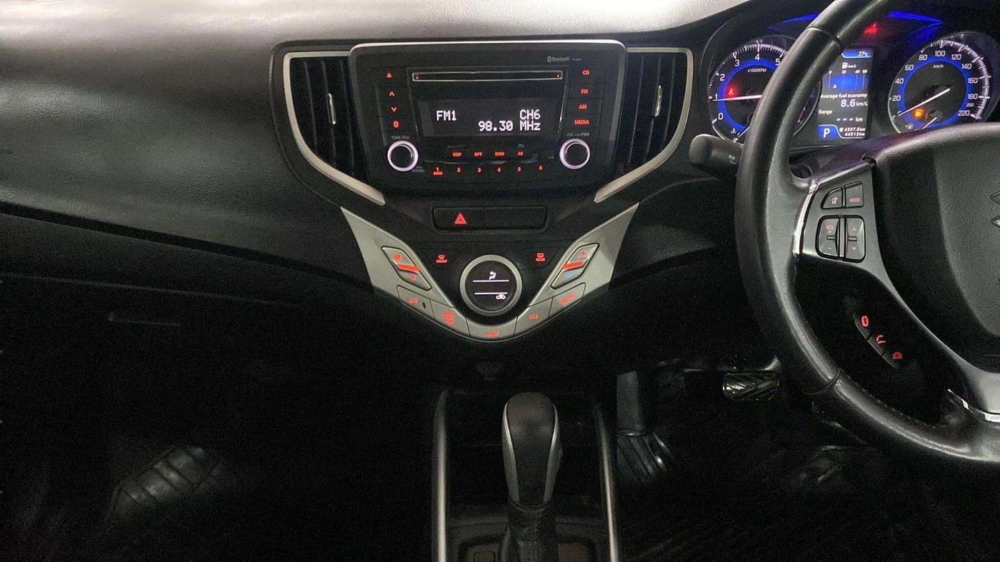 2017 Maruti Baleno ZETA CVT PETROL 1.2, Petrol, Automatic, 44,375 km, Air Conditioner