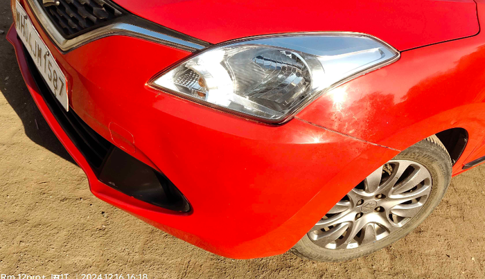 2018 Maruti Baleno ZETA CVT PETROL 1.2, Petrol, Automatic, 50,521 km, Front bumper - Minor scratches