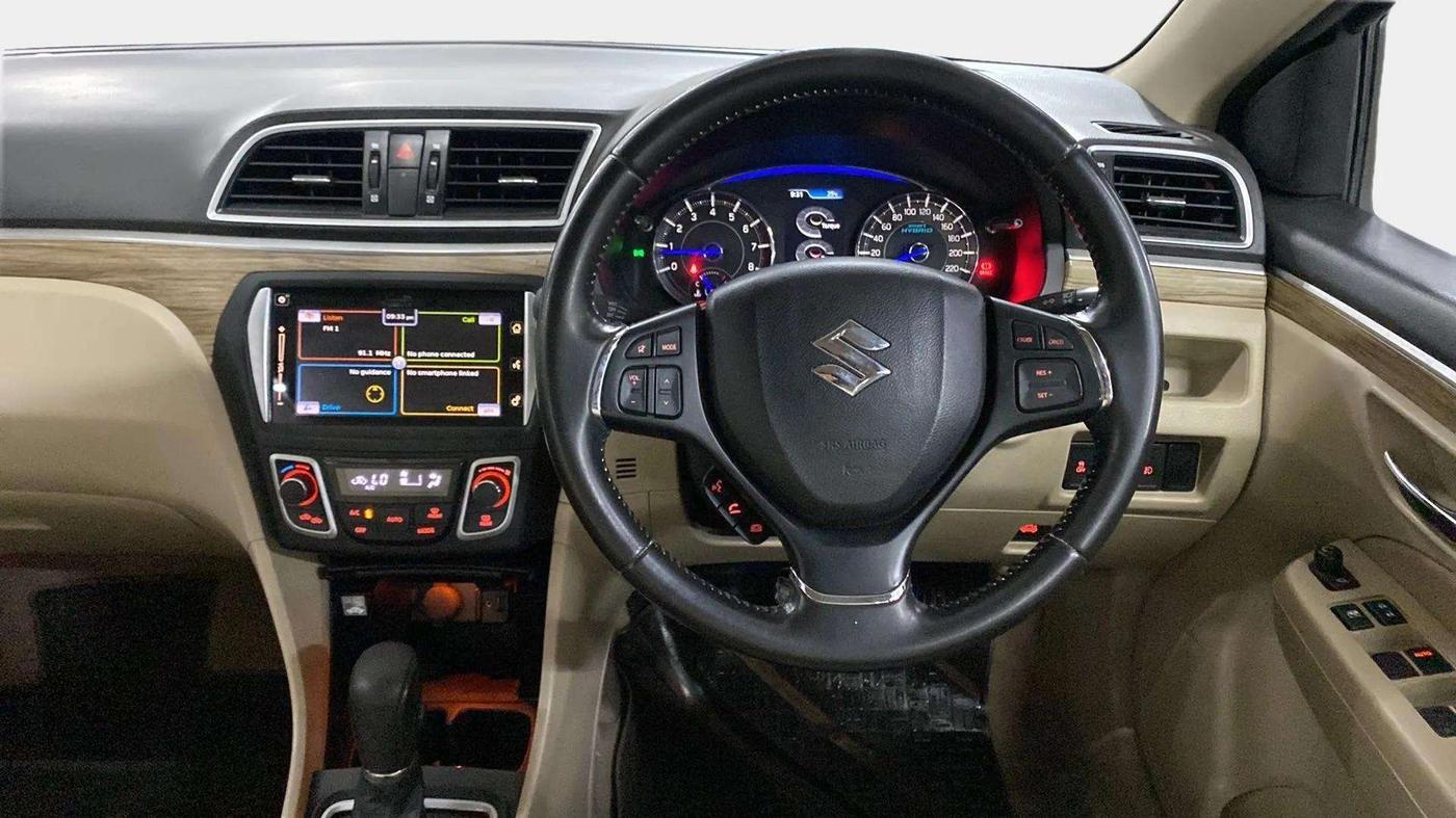 2020 Maruti Ciaz ALPHA  AT 1.5 SHVS PETROL, Petrol, Automatic, 23,940 km, Steering Wheel Close Up