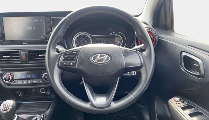 2021 Hyundai GRAND I10 NIOS SPORTZ 1.2 KAPPA VTVT DUAL TONE, Petrol, Manual, 56,482 km, Steering Wheel Close Up