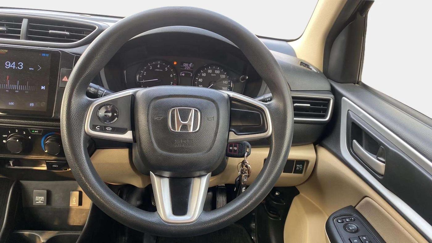 2021 Honda Amaze 1.2L I-VTEC S, Petrol, Manual, 88,672 km, Steering Wheel Close Up