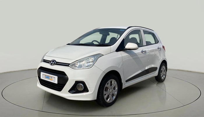 2014 Hyundai Grand i10 SPORTZ 1.2 KAPPA VTVT, Petrol, Manual, 79,801 km, Left Front Diagonal