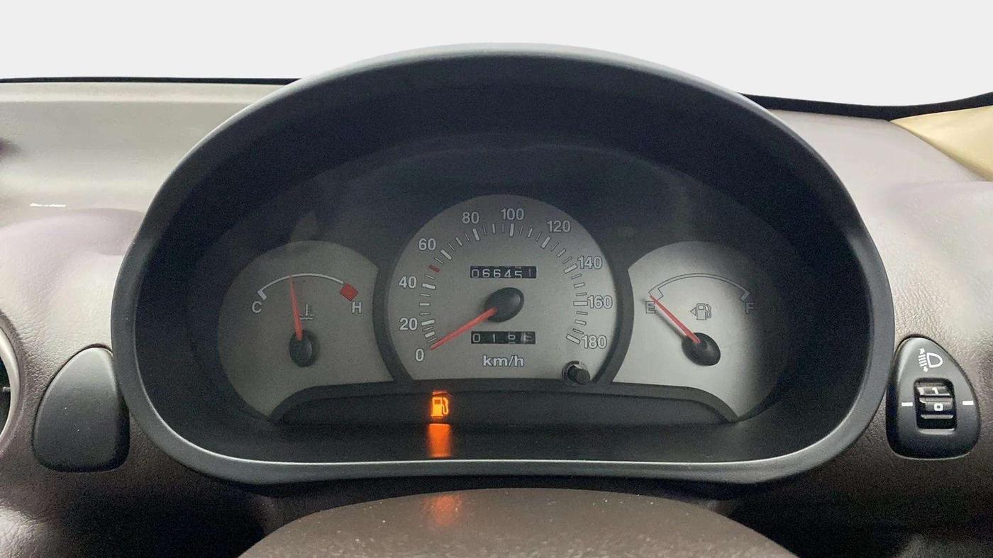 2011 Hyundai Santro Xing GL PLUS, Petrol, Manual, 66,602 km, Odometer Image