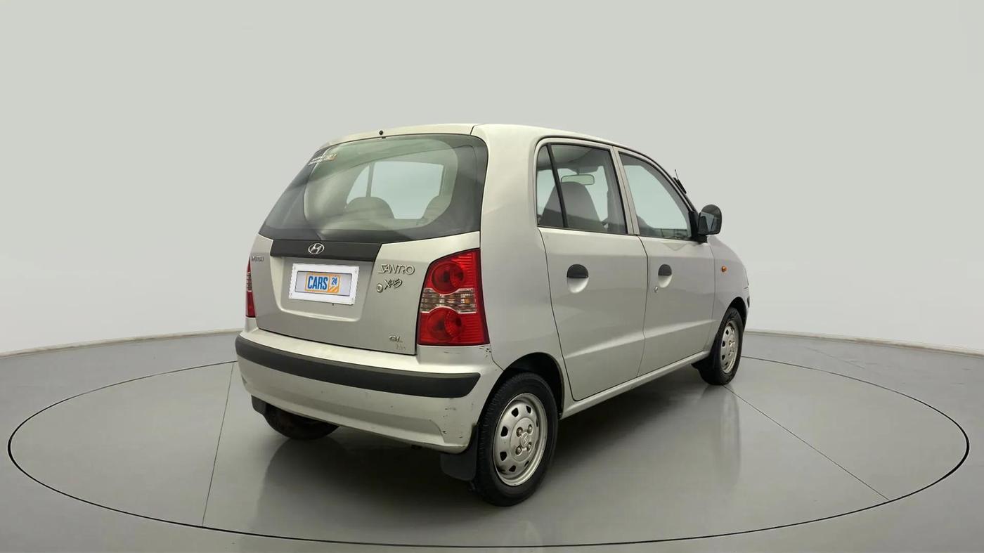 2011 Hyundai Santro Xing GL PLUS, Petrol, Manual, 66,602 km, Right Back Diagonal