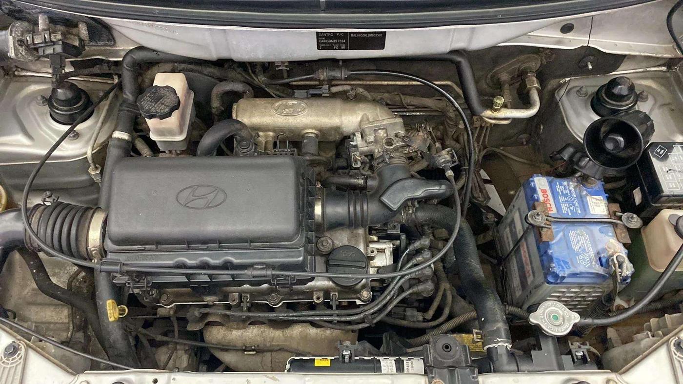 2011 Hyundai Santro Xing GL PLUS, Petrol, Manual, 66,602 km, Open Bonet