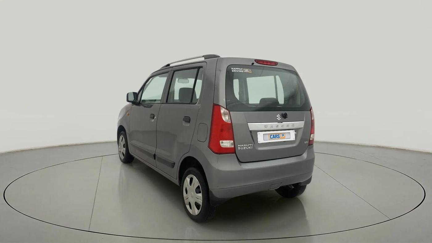 2017 Maruti Wagon R 1.0 VXI, Petrol, Manual, 40,664 km, Left Back Diagonal