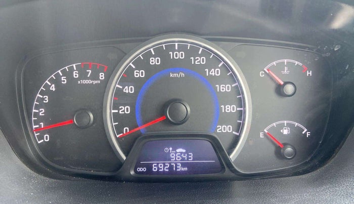 2017 Hyundai Grand i10 ASTA 1.2 KAPPA VTVT, Petrol, Manual, 69,348 km, Odometer Image