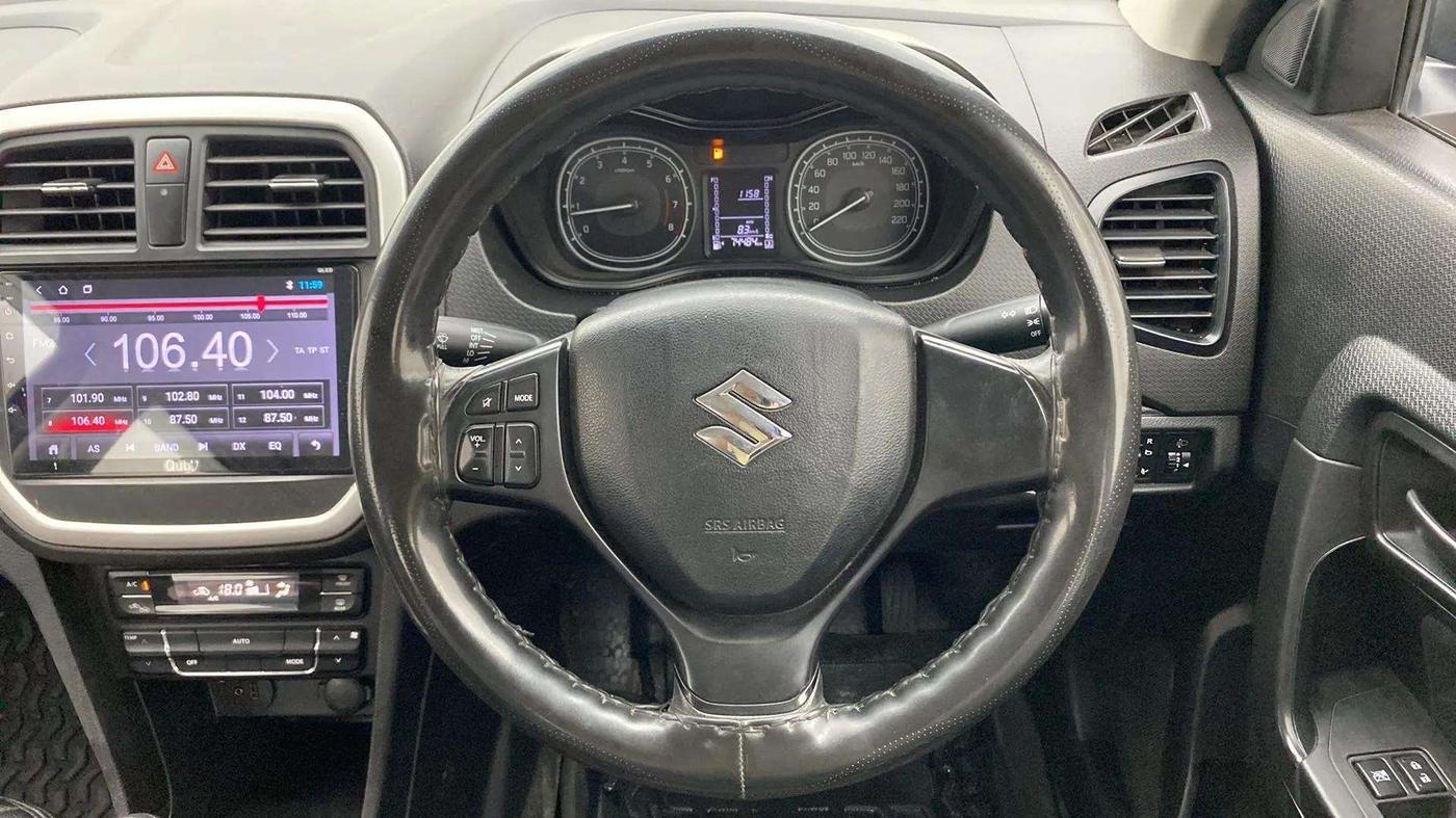 2021 Maruti Vitara Brezza VXI, Petrol, Manual, 74,730 km, Steering Wheel Close Up