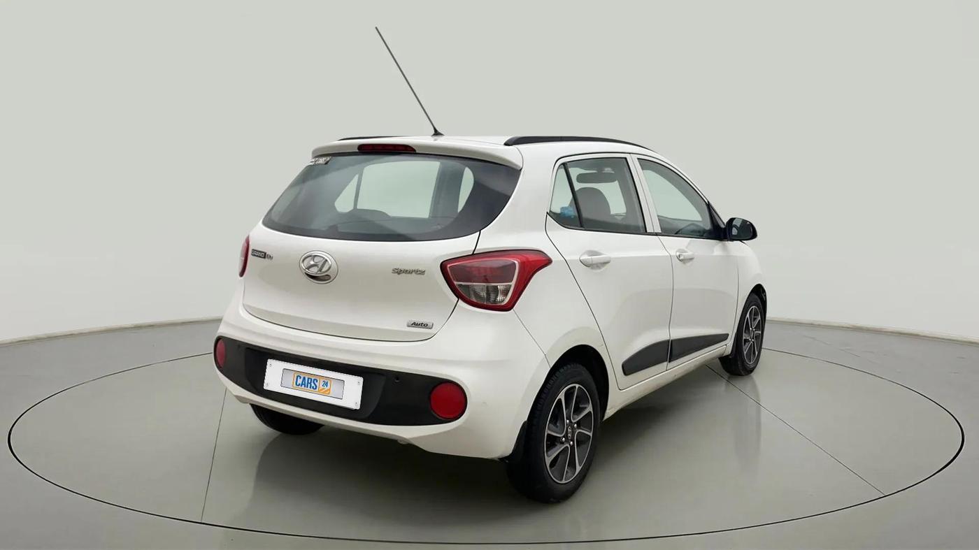 2017 Hyundai Grand i10 SPORTZ (O) AT 1.2 KAPPA VTVT, Petrol, Automatic, 45,494 km, Right Back Diagonal