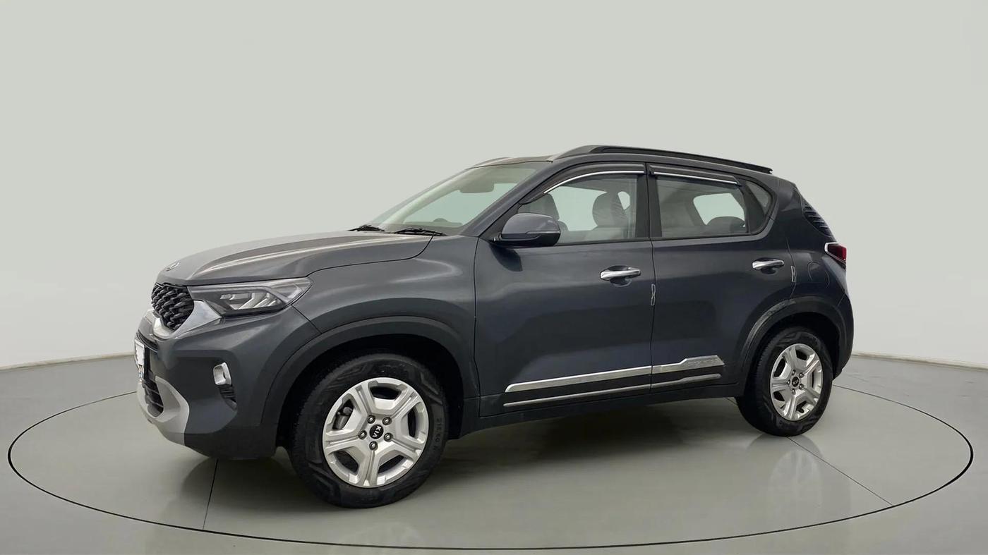 2020 KIA SONET HTX 1.0 IMT, Petrol, Manual, 16,557 km, Left Front Diagonal