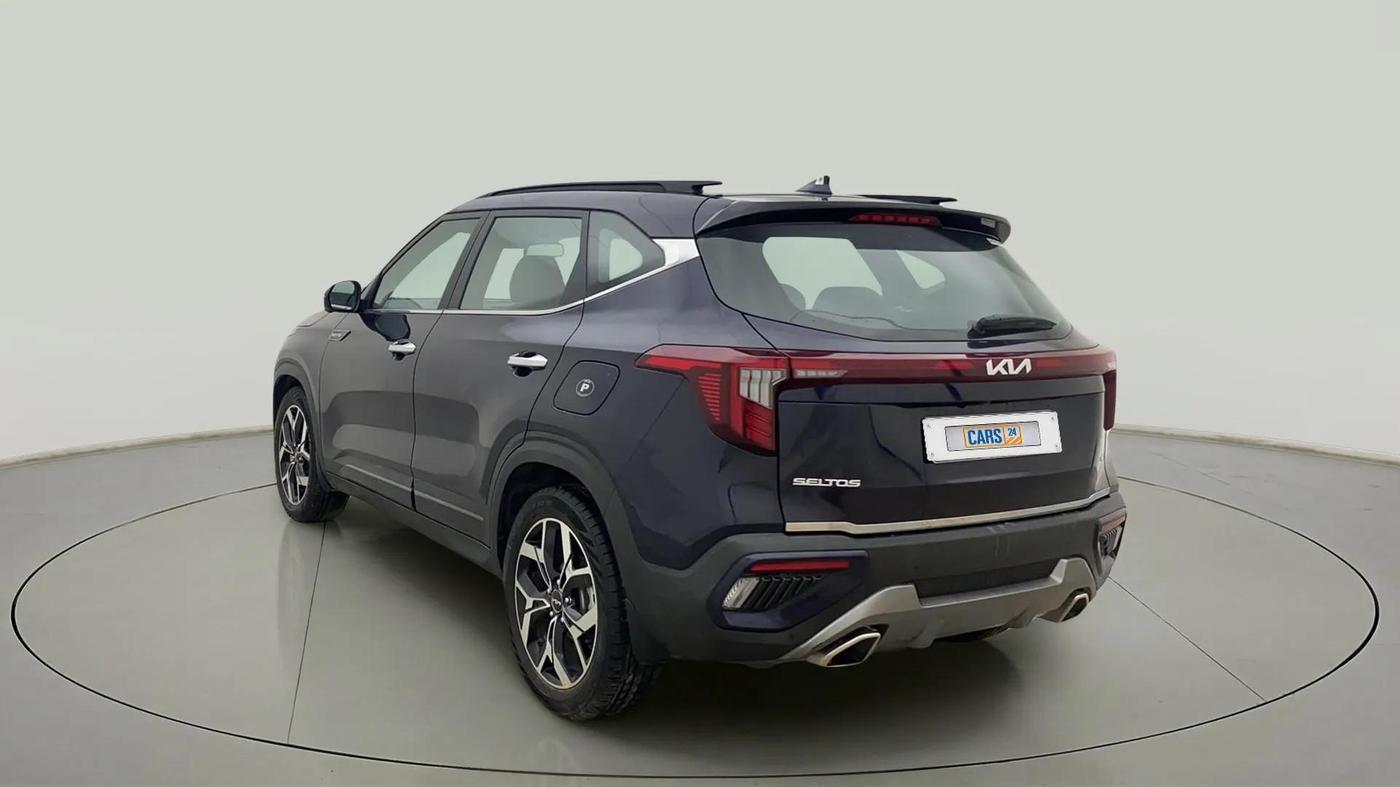 2023 KIA SELTOS 1.5 GTX+ TURBO GDI PETROL DCT, Petrol, Automatic, 14,695 km, Left Back Diagonal