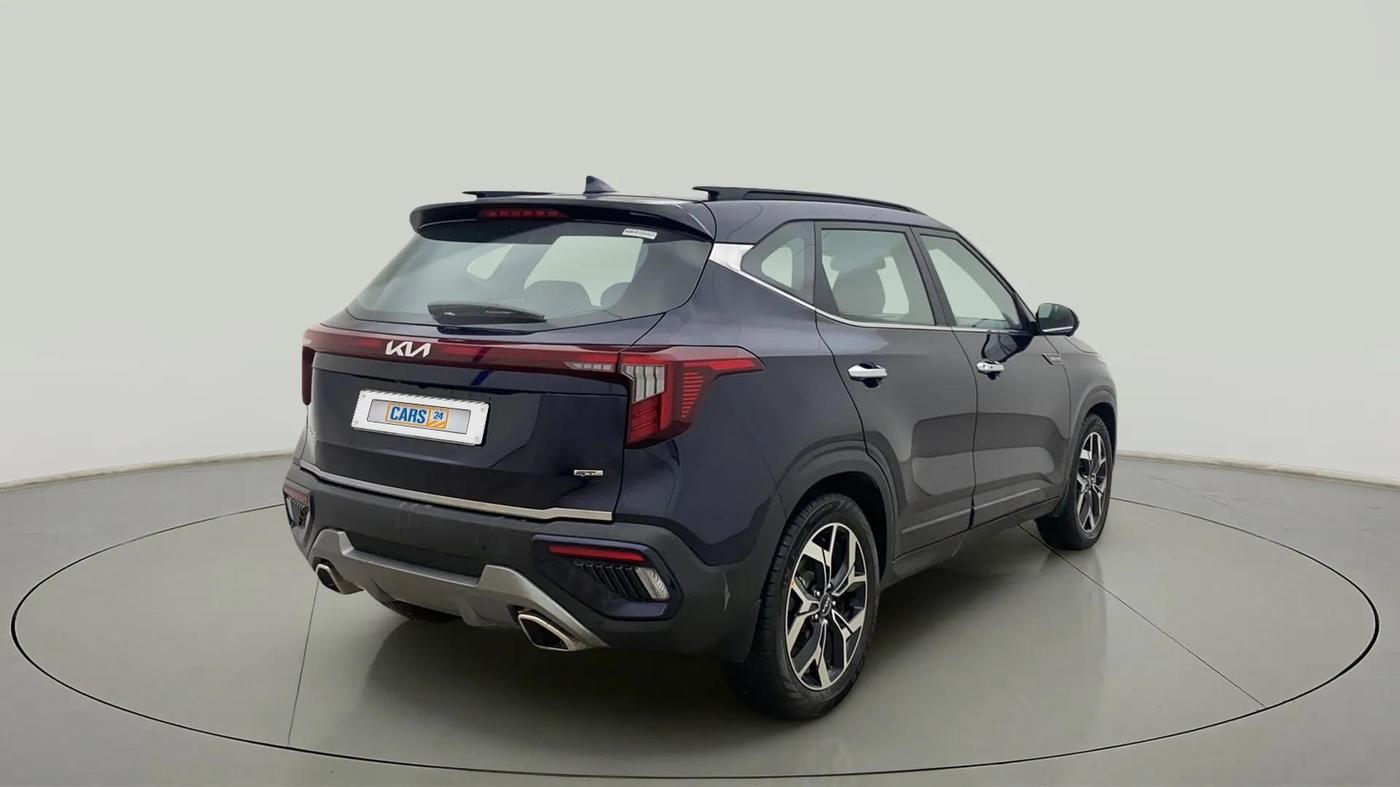 2023 KIA SELTOS 1.5 GTX+ TURBO GDI PETROL DCT, Petrol, Automatic, 14,695 km, Right Back Diagonal