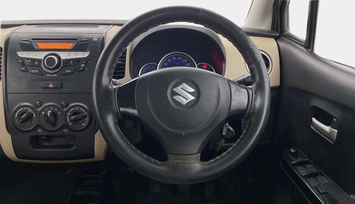 2017 Maruti Wagon R 1.0 VXI, Petrol, Manual, 55,664 km, Steering Wheel Close Up