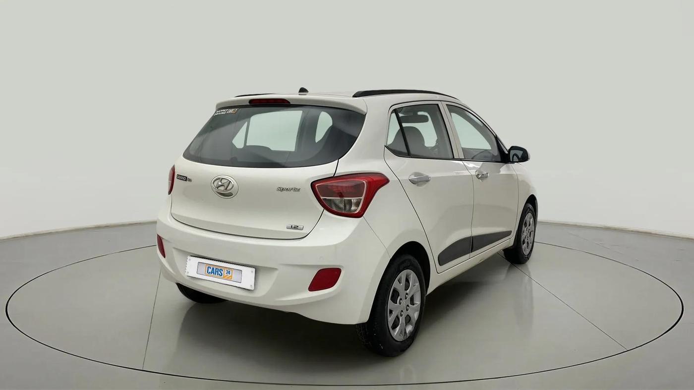 2014 Hyundai Grand i10 SPORTZ 1.2 KAPPA VTVT, Petrol, Manual, 63,338 km, Right Back Diagonal