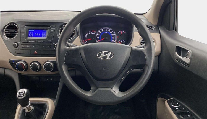 2014 Hyundai Grand i10 SPORTZ 1.2 KAPPA VTVT, Petrol, Manual, 63,338 km, Steering Wheel Close Up