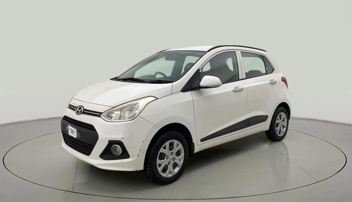 2014 Hyundai Grand i10 SPORTZ 1.2 KAPPA VTVT, Petrol, Manual, 63,338 km, Left Front Diagonal