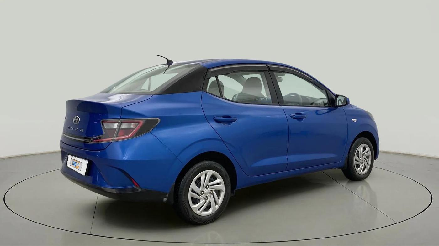 2020 Hyundai AURA S 1.2, Petrol, Manual, 13,330 km, Right Back Diagonal