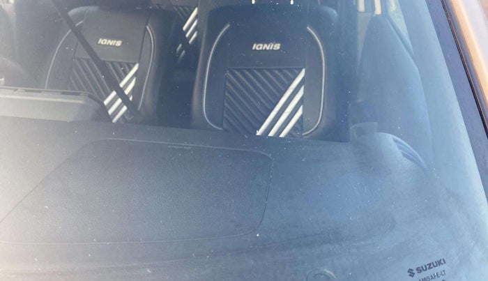 2018 Maruti IGNIS SIGMA 1.2, Petrol, Manual, 75,319 km, Front windshield - Minor spot on windshield
