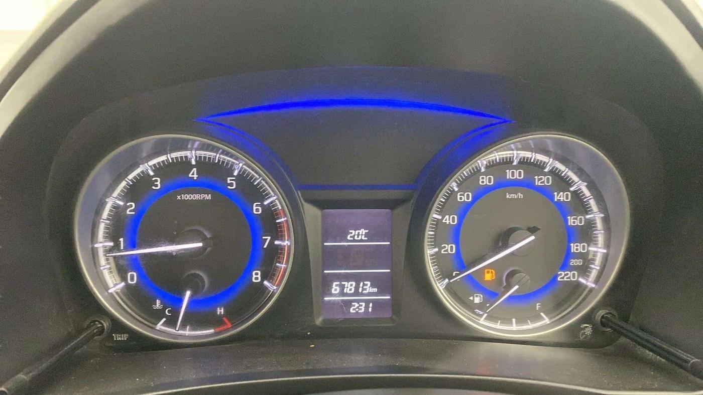 2017 Maruti Baleno DELTA PETROL 1.2, Petrol, Manual, 67,779 km, Odometer Image