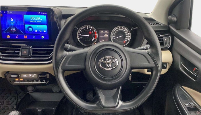 2024 Toyota Glanza E, Petrol, Manual, 1,250 km, Steering Wheel Close Up