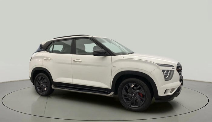 2023 Hyundai Creta SX (O) IVT KNIGHT 1.5 PETROL, Petrol, Automatic, 22,453 km, Right Front Diagonal