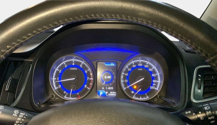 2019 Toyota Glanza V CVT, Petrol, Automatic, 70,446 km, Odometer Image