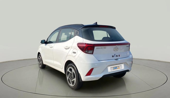 2023 Hyundai GRAND I10 NIOS SPORTZ AMT 1.2 KAPPA VTVT, Petrol, Automatic, 18,028 km, Left Back Diagonal