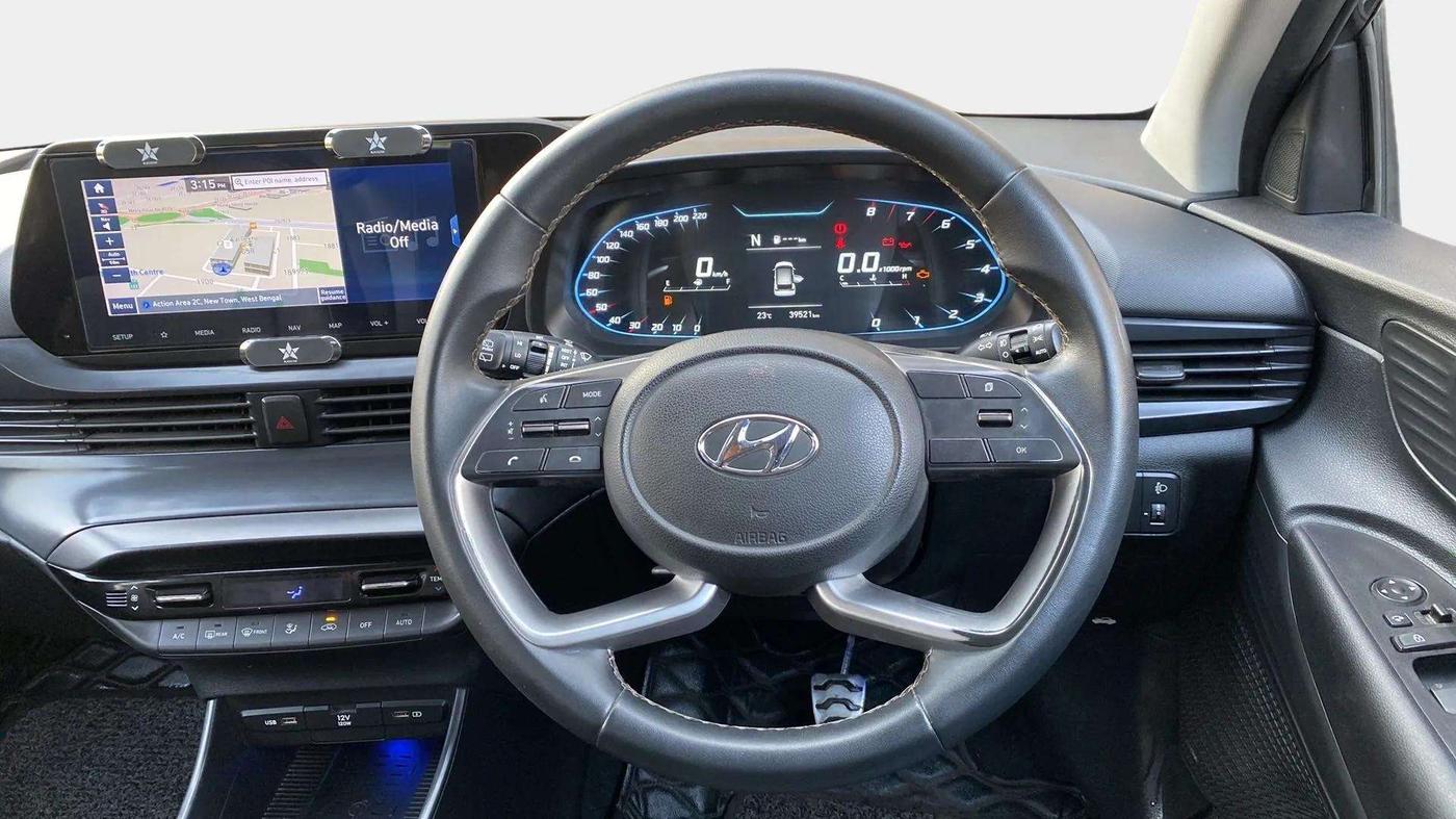 2020 Hyundai NEW I20 Asta 1.0 GDI Turbo IMT, Petrol, Manual, 39,904 km, Steering Wheel Close Up