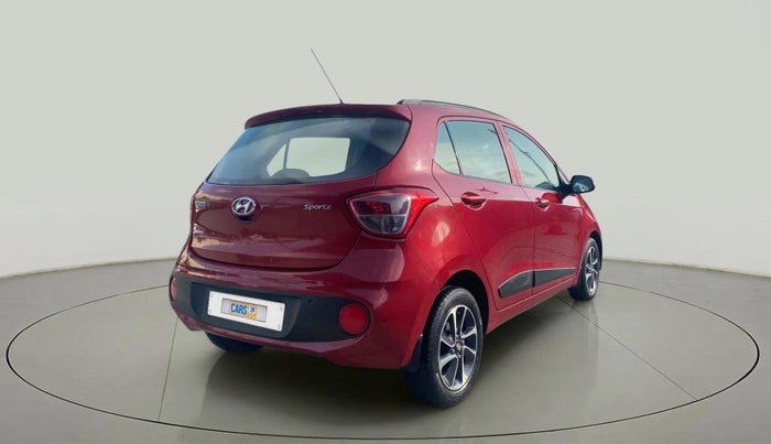 2018 Hyundai Grand i10 SPORTZ AT 1.2 KAPPA VTVT, Petrol, Automatic, 39,066 km, Right Back Diagonal