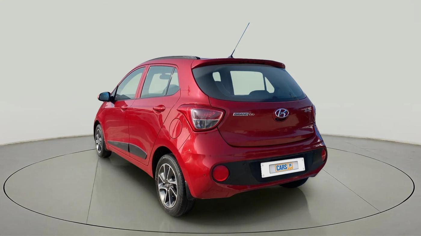 2018 Hyundai Grand i10 SPORTZ AT 1.2 KAPPA VTVT, Petrol, Automatic, 39,066 km, Left Back Diagonal