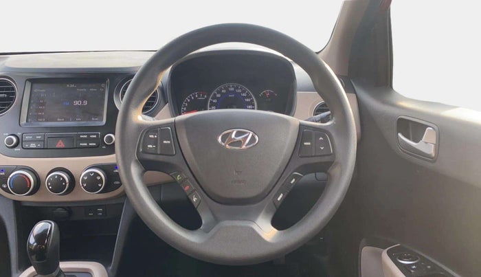 2018 Hyundai Grand i10 SPORTZ AT 1.2 KAPPA VTVT, Petrol, Automatic, 39,066 km, Steering Wheel Close Up