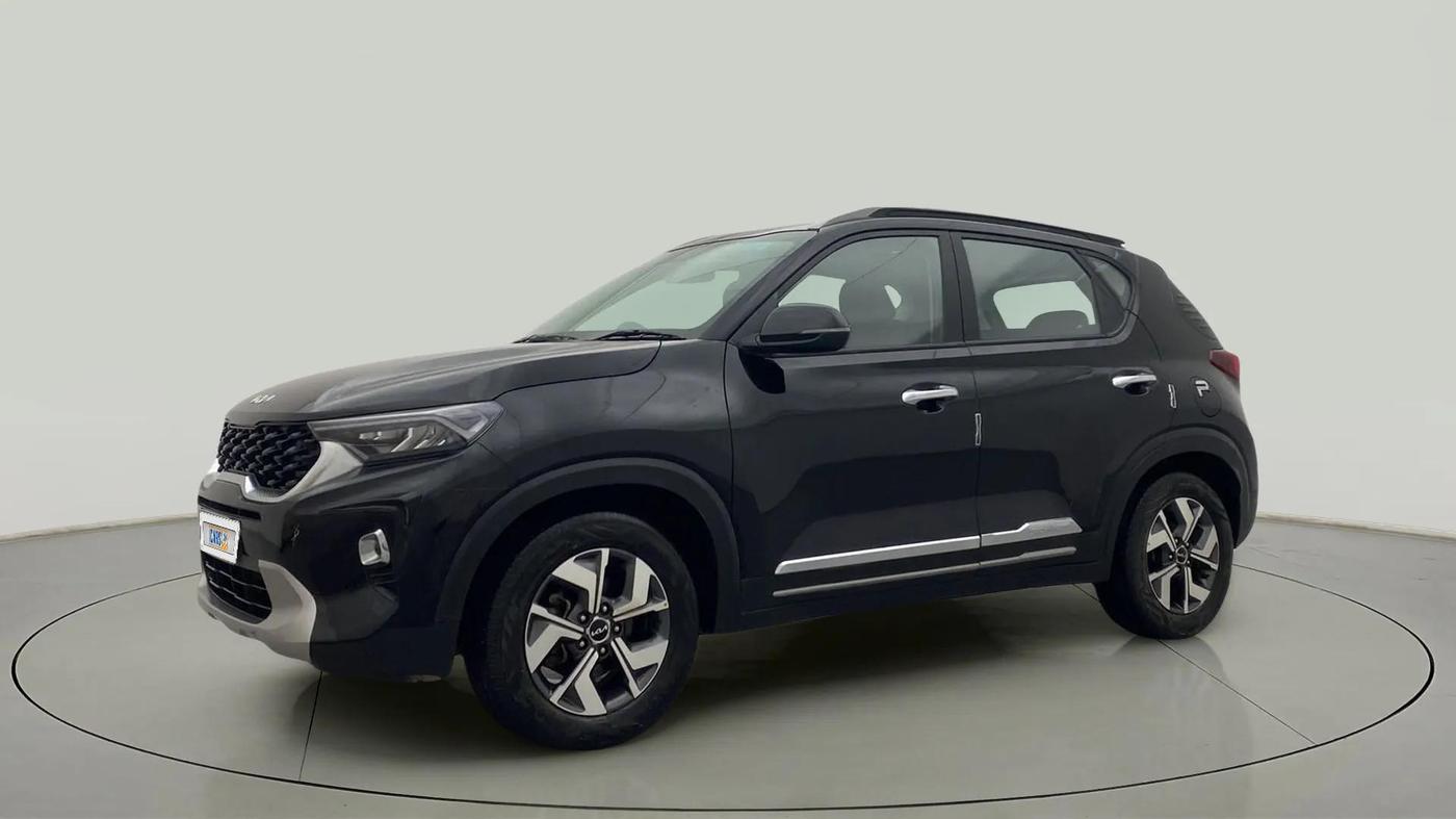 2021 KIA SONET HTX 1.0 DCT, Petrol, Automatic, 30,217 km, Left Front Diagonal