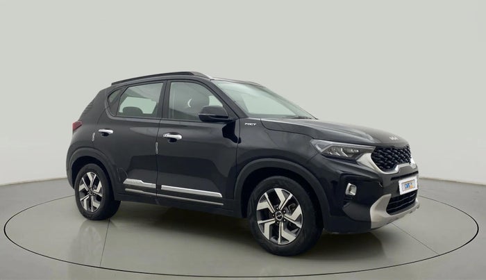2021 KIA SONET HTX 1.0 DCT, Petrol, Automatic, 30,217 km, Right Front Diagonal