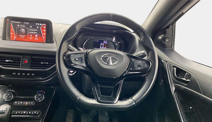 2021 Tata NEXON XZ PLUS (O) PETROL DARK EDITION, Petrol, Manual, 18,189 km, Steering Wheel Close Up