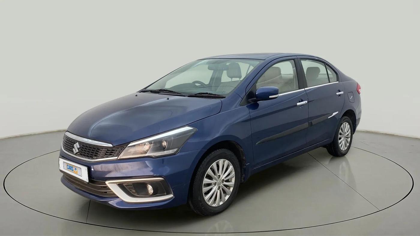 2019 Maruti Ciaz ZETA 1.5 SHVS MT PETROL, Petrol, Manual, 55,954 km, Left Front Diagonal