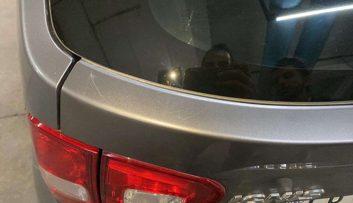 2018 Maruti IGNIS SIGMA 1.2, Petrol, Manual, 12,394 km, Dicky (Boot door) - Minor scratches