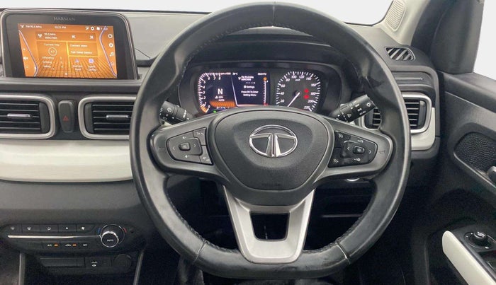 2022 Tata PUNCH CREATIVE  AMT, Petrol, Automatic, 35,837 km, Steering Wheel Close Up