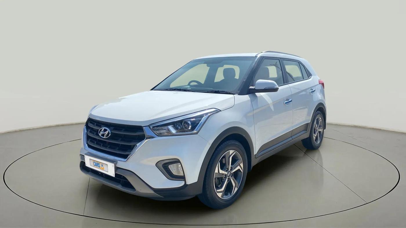 2019 Hyundai Creta SX AT 1.6 PETROL, Petrol, Automatic, 33,411 km, Left Front Diagonal