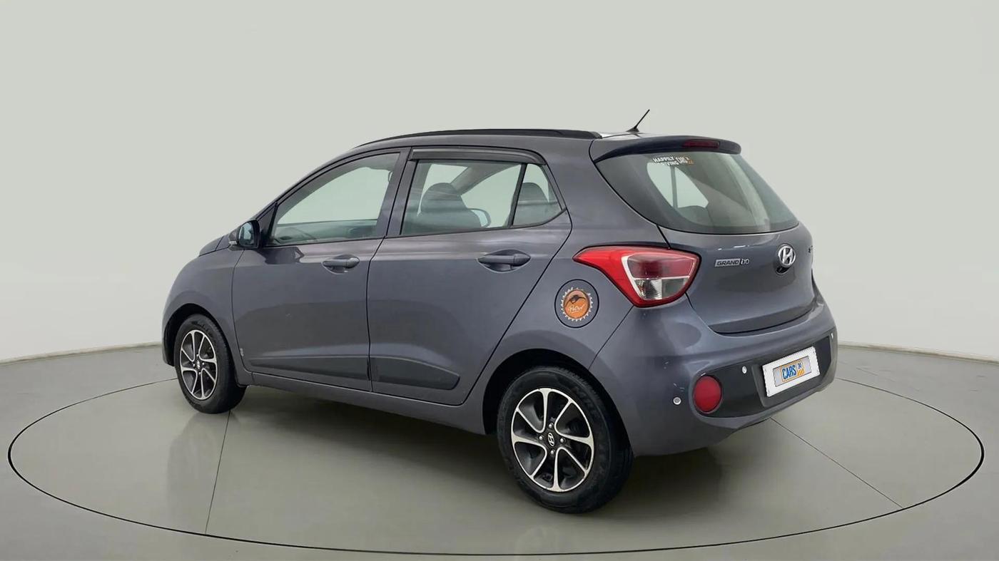 2018 Hyundai Grand i10 SPORTZ (O) AT 1.2 KAPPA VTVT, Petrol, Automatic, 98,327 km, Left Back Diagonal
