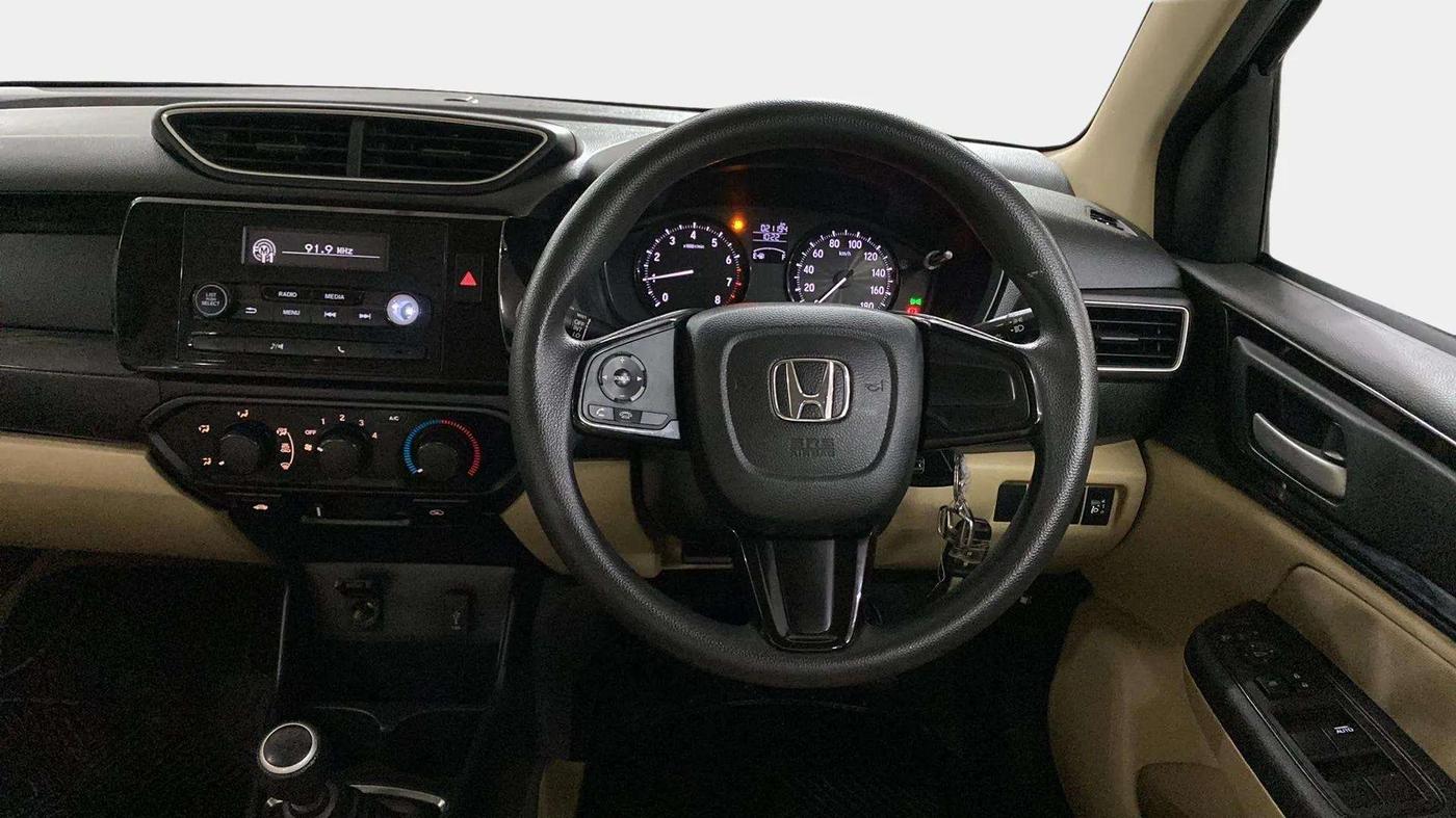 2019 Honda Amaze 1.2L I-VTEC S, Petrol, Manual, 21,221 km, Steering Wheel Close Up