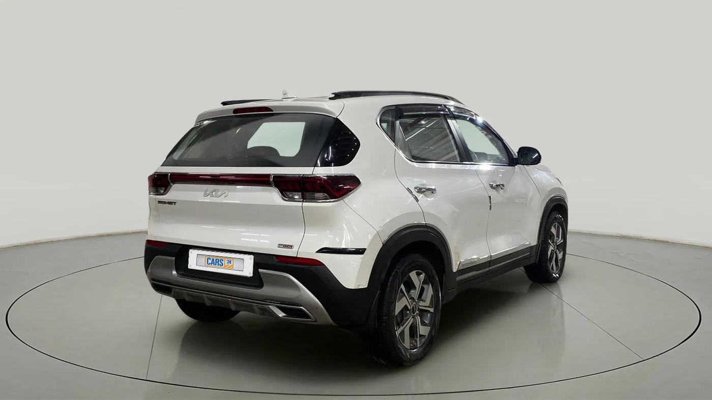2021 KIA SONET HTX 1.0 IMT, Petrol, Manual, 22,807 km, Right Back Diagonal