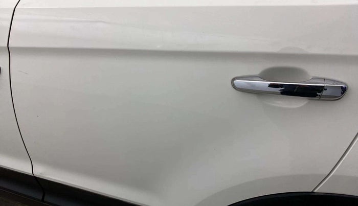 2018 Hyundai Creta SX AT 1.6 PETROL, Petrol, Automatic, 46,282 km, Rear left door - Minor scratches