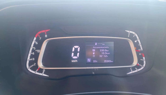 2022 KIA SONET HTX ANNIVERSARY EDITION 1.0 IMT, Petrol, Manual, 36,062 km, Odometer Image