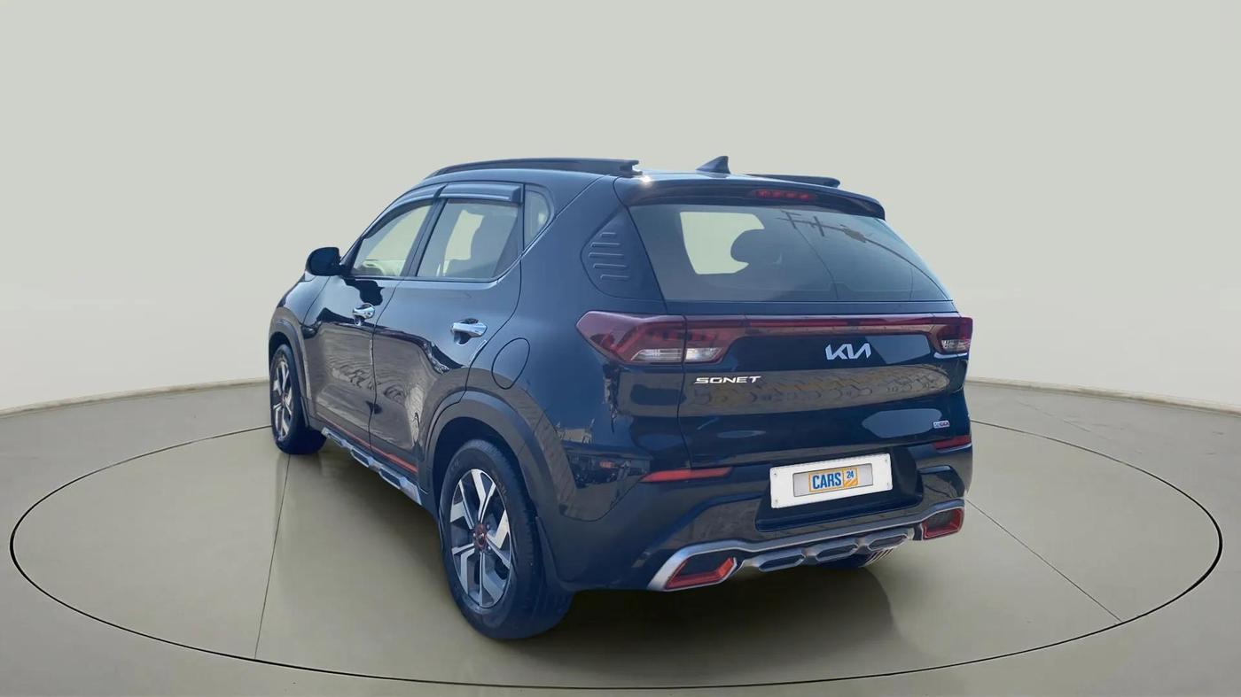 2022 KIA SONET HTX ANNIVERSARY EDITION 1.0 IMT, Petrol, Manual, 35,995 km, Left Back Diagonal