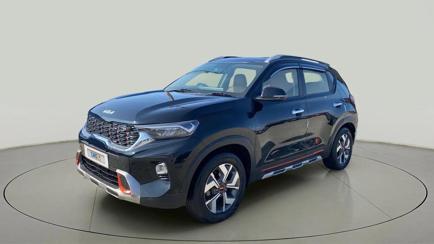 2022 KIA SONET HTX ANNIVERSARY EDITION 1.0 IMT, Petrol, Manual, 35,995 km, Left Front Diagonal