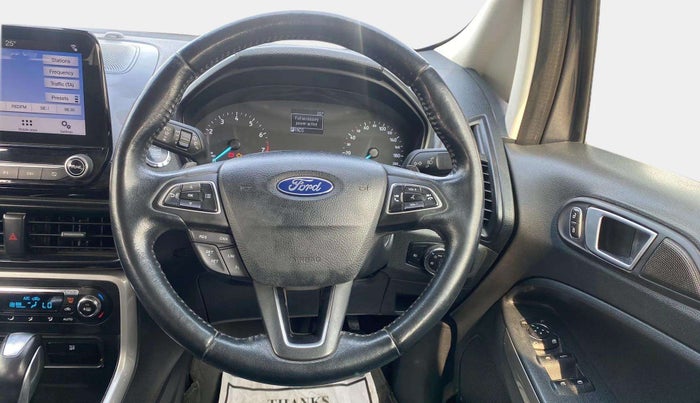 2018 Ford Ecosport TITANIUM + 1.5L PETROL AT, Petrol, Automatic, 43,732 km, Steering Wheel Close Up