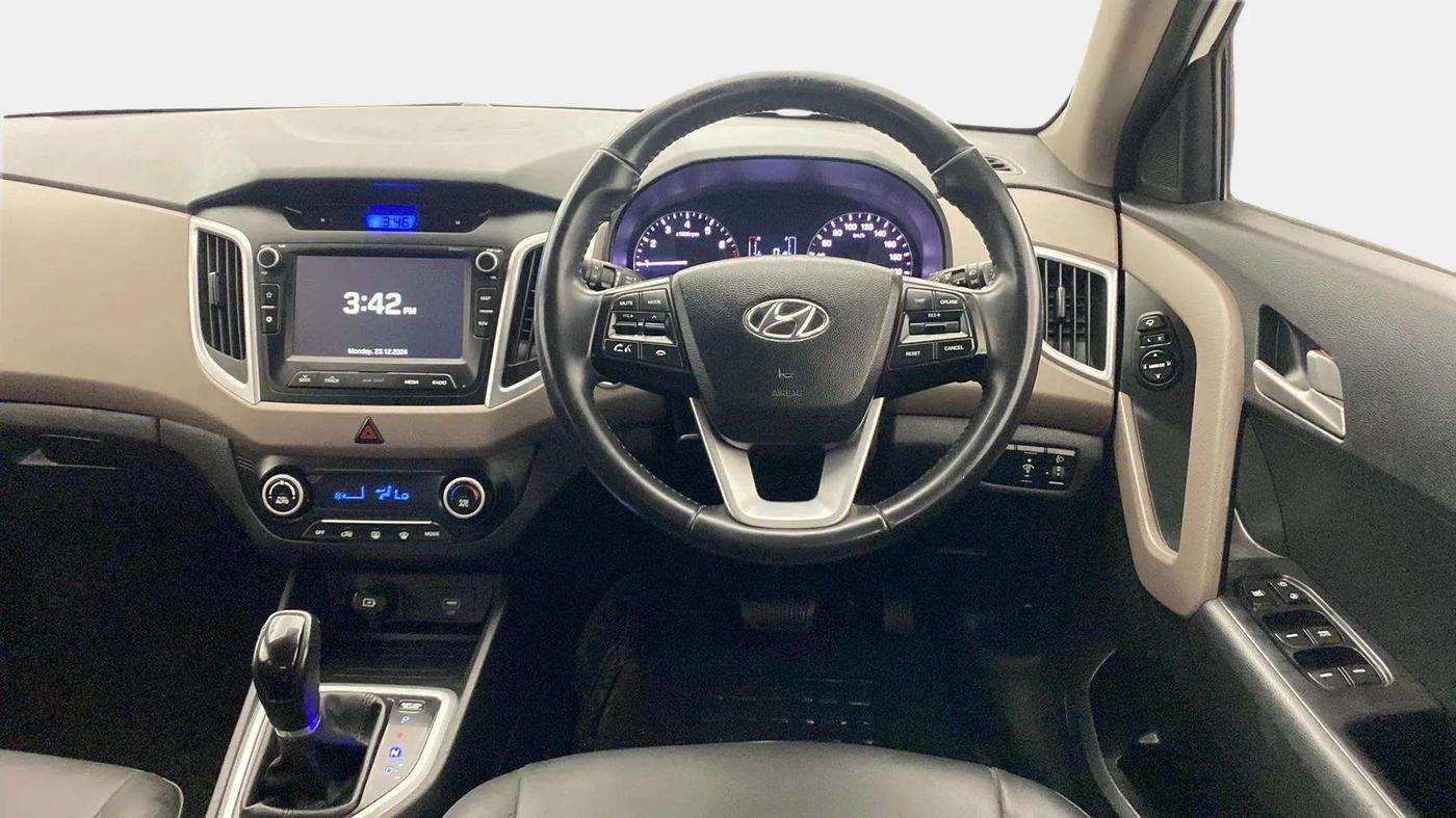 2019 Hyundai Creta SX AT 1.6 PETROL, Petrol, Automatic, 37,395 km, Steering Wheel Close Up