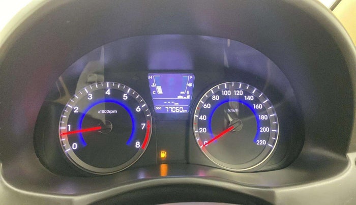 2016 Hyundai Verna 1.6 VTVT S, Petrol, Manual, 77,069 km, Odometer Image